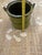 Antique Primitive Wooden Forged Iron Rice Berry Bucket Green For Sale In Chicago - Image 6 of 8