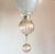White Murano Glass Neoclassical Lantern 1960s For Sale - Image 9 of 11