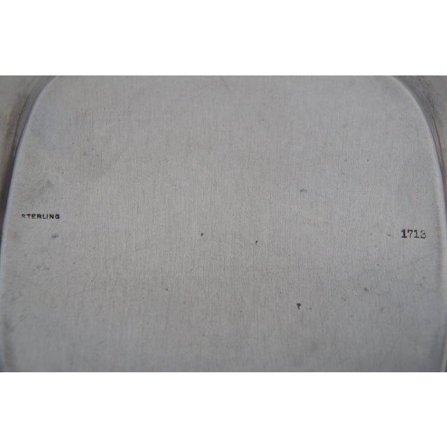 Antique James E Blake Sterling Silver Reticulated Filigree Tray Dish For Sale - Image 12 of 12