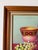 Wood 1970s Vintage Je. Ann Still Life Oil on Canvas Board Painting – Framed For Sale - Image 7 of 12