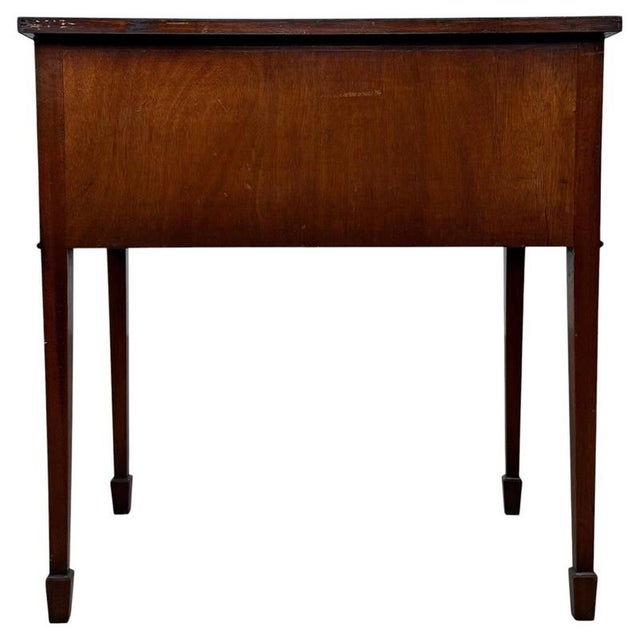 Antique Early 20th Century English Mahogany Side Table For Sale - Image 9 of 13
