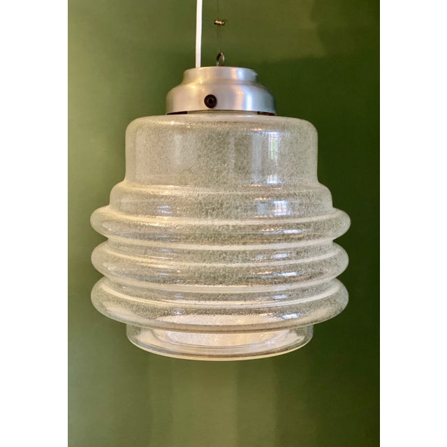 Large Blown Murano Glass Chandelier, Italy, 1970s For Sale - Image 10 of 10