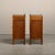 Art Deco Amsterdam School Nightstands in Oak and Glass, 1930s, Set of 2 For Sale - Image 9 of 18