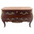 Louis XV Bombe Style Bronze Mounted Mahogany Rouge Marble Top Commode Dresser For Sale - Image 10 of 17