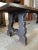 Wood Antique Spanish Wooden Dining Table with Hand-Forged Iron Support For Sale - Image 7 of 8