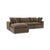 Boho Chic Cali 4-Piece Chocolate Brown Performance Velvet Sectional For Sale - Image 3 of 7
