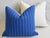 Coastal Blue/White Nautical Feather/Down Pillows 22"x 20" - Pair For Sale - Image 11 of 13