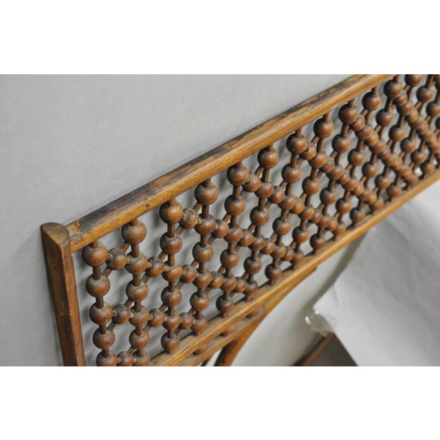 Antique Victorian Oak Stick & Ball 84" Fretwork Archway Architectural Salvage For Sale - Image 10 of 17