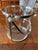 Silver-Tone Metal & Glass Ice Bucket, Hurricane Candle Holder & Lantern For Sale In Chicago - Image 6 of 6