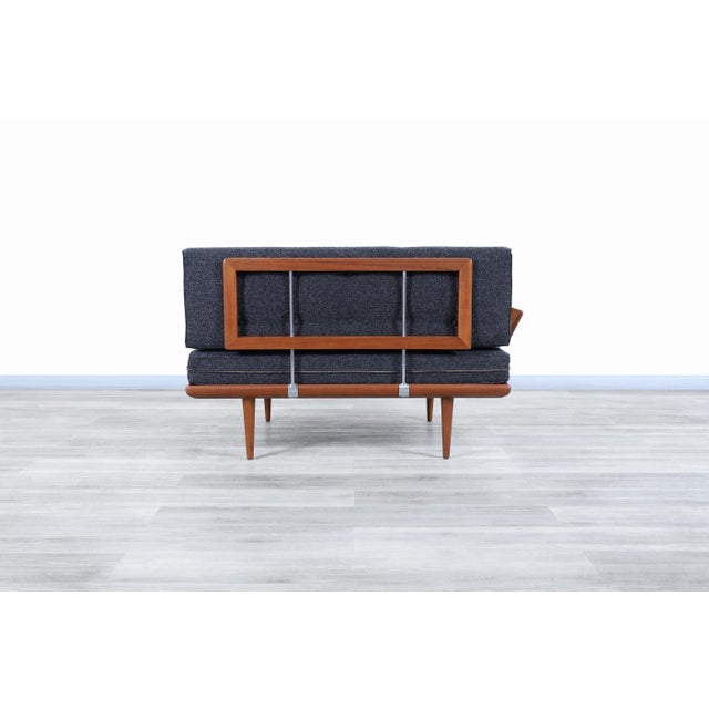 Charcoal 1950s Danish Teak "Minerva" Sectional Sofa by Peter Hvidt & Orla Molgaard-Nielsen- Set of 2 For Sale - Image 8 of 13