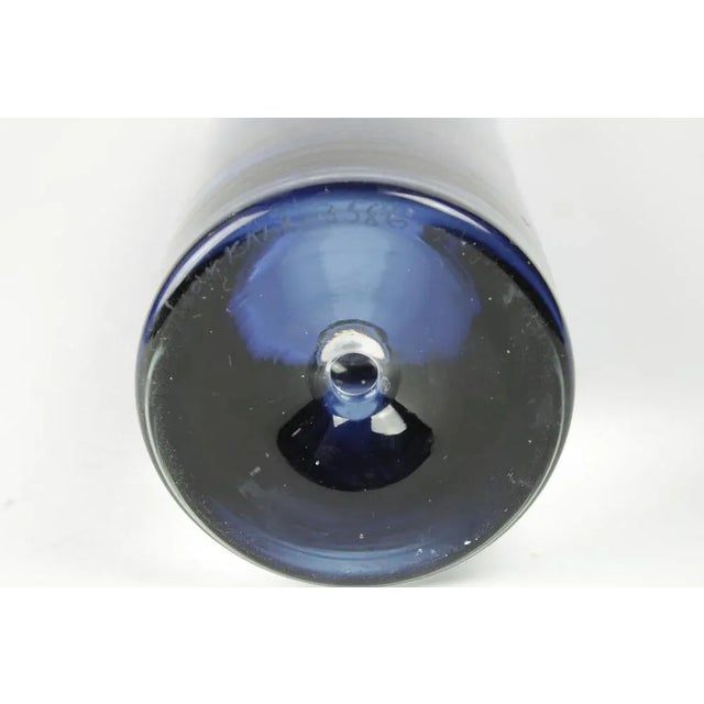 Vintage Glass Vase by Tapio Wirkkala, in Flawless conditions. Designed 1960 to 1969