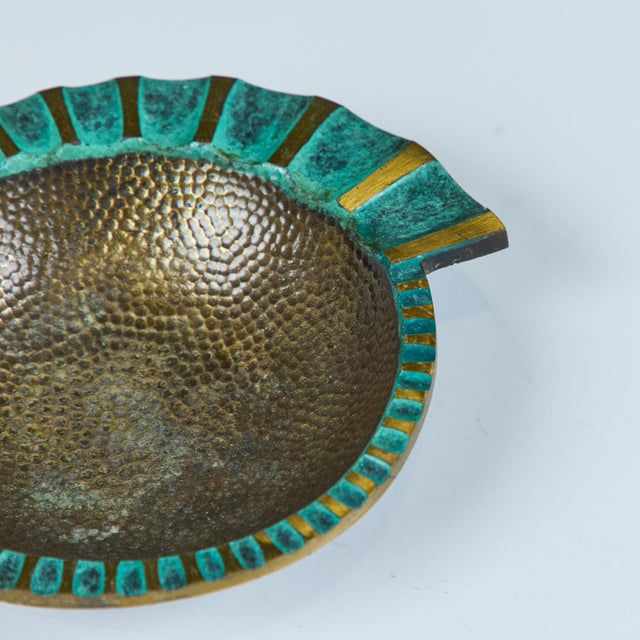Pal-Bell Ashtray in Cast Bronze by Maurice Ascalon For Sale - Image 11 of 12