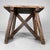 1920s Vintage Japanese Wooden Stool, 1920s For Sale - Image 5 of 12