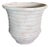 Hand-Painted Tunisian Whitewash Terracotta Planter For Sale