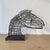 Late 20th Century Late 20th Century Large Modernist Welded Steel Wire Horse Head Sculpture on Metal Base For Sale - Image 5 of 10