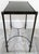 Vintage Rectangular Bronze and Black Granite Top 18" Tall Drink Table For Sale - Image 9 of 18