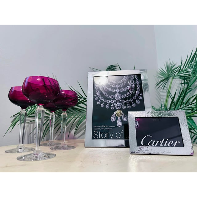 Cartier Hammer Pewter Picture Frame For Sale In Miami - Image 6 of 9