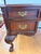 Sligh Carved Mahogany Leather Top Desk For Sale - Image 9 of 12
