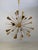 Italian Sputnik Brass Chandelier, 1970 For Sale - Image 4 of 11