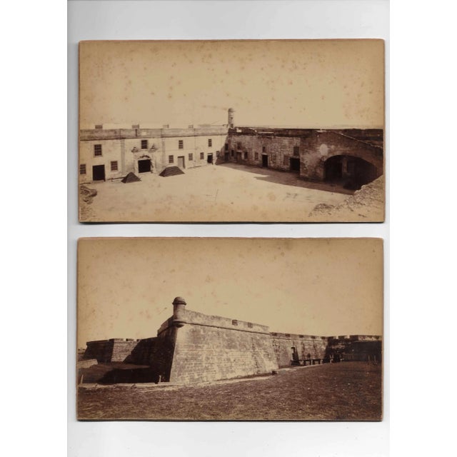 Saint Augustine Florida 19th Century Photographs - Set of Eight CDVs For Sale - Image 4 of 7