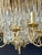Hollywood Regency Gilt Bronze and Crystal Chandelier For Sale - Image 12 of 13