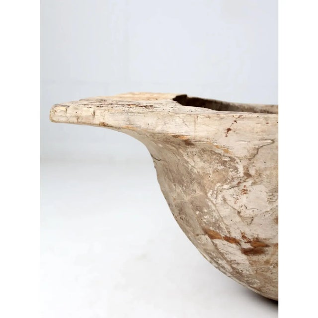 Antique 19th Century American Hand Hewn Dough Bowl For Sale - Image 15 of 18