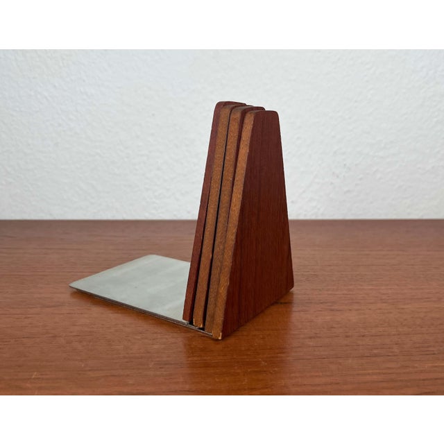 Mid-Century Modern Danish Bookends in Teak, 1960s, Set of 4 For Sale - Image 10 of 18