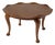 Mid-Century Teak Lotus Leaf Coffee Table with Scalloped Top, 1950s For Sale