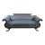 19th Century Empire Style Mahogany Framed Upholstered Sofa For Sale
