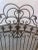 1950s Mid-20th Century French Gothic Wrought Iron Fireplace Screen For Sale - Image 5 of 9
