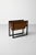 Danish rosewood magazine holder with suede. The joints of the frame are visible. This magazine holder is an example of...