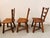 1940s Romweber Viking Oak Equestrian Horse Head Dining Side Chair Trio For Sale In Los Angeles - Image 6 of 15