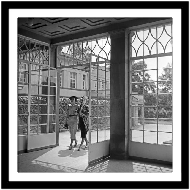 Women Entering Spa Resort at Cannstatt, Stuttgart Germany, 1935 For Sale - Image 4 of 5