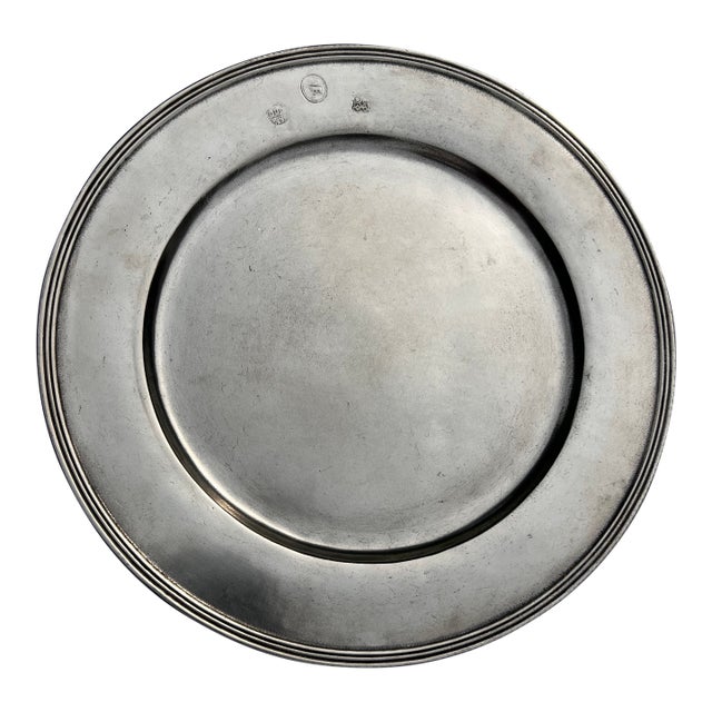 Pewter Chargers - Arte Italica "Peltro" - Set of 4 For Sale