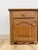 Mid 20th Century Pair of Rustic Pine Nightstands Drawer Arched Cabinet Door Scalloped European For Sale In Tampa - Image 6 of 17