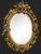 Carved Gilt-Wood Oval Wall Mirror For Sale - Image 5 of 10