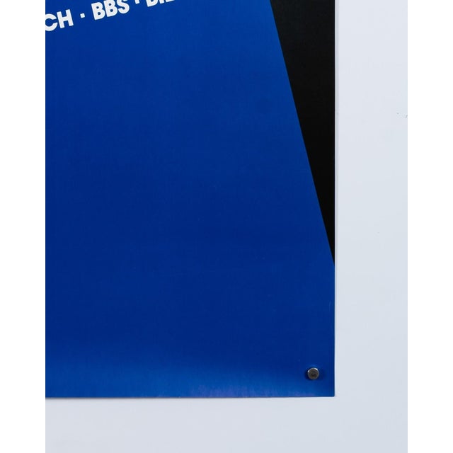 Blue Original Porsche Poster by Strenger Advertising Agency For Sale - Image 8 of 9