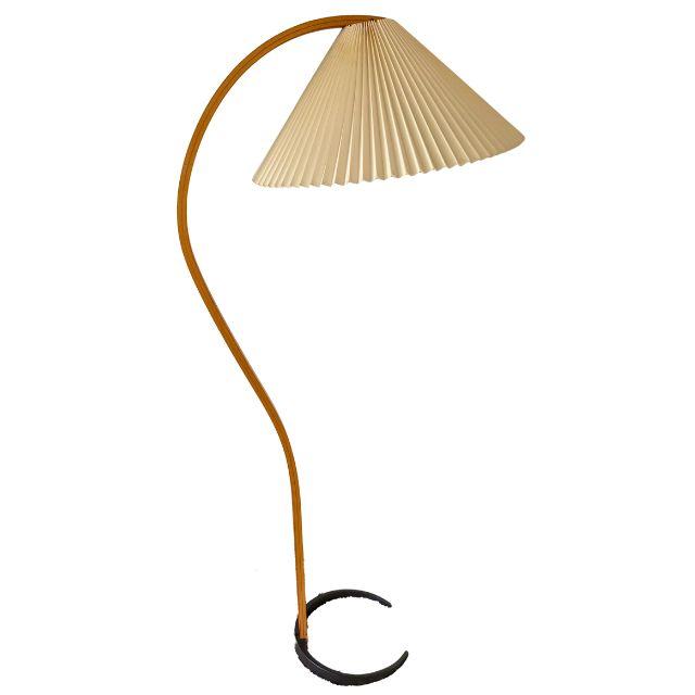 Mid-Century Modern 1970s Mads Caprani Bentwood Floor Lamp For Sale - Image 3 of 18