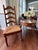 Vintage French Country Ladder Back Dining Chair For Sale - Image 10 of 12