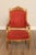 French Early 20th Century French Louis XVI Giltwood Fauteuil Armchair For Sale - Image 3 of 13