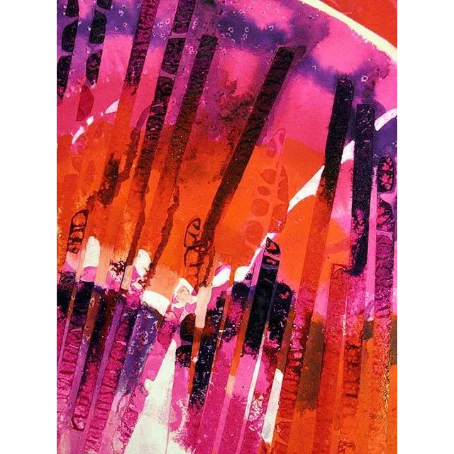 Abstract 1982 "Ultimate Dream" Abstract Watercolor Painting by Maxine Masterfield For Sale - Image 3 of 3