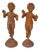 Outdoor Sculptures Dancing Putti in Cast Iron, 1920s, Set of 2 For Sale