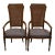 Set of 2 Drexel Furniture Di Moda Collection Italian Neoclassical Tuscan Style Cane Back Dining Arm Chairs For Sale