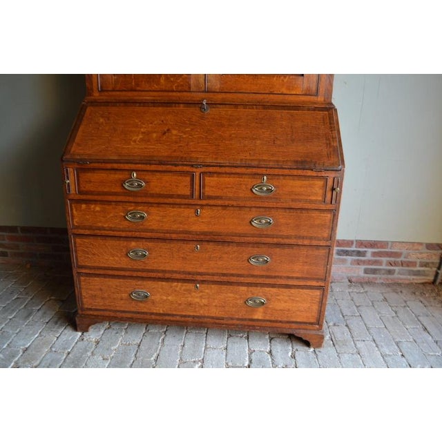 Antique Oak Top Desk, Secretary For Sale - Image 6 of 13