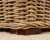 Pair of Michael Taylor Style Organic Modern Rattan Cube Chairs For Sale - Image 10 of 12