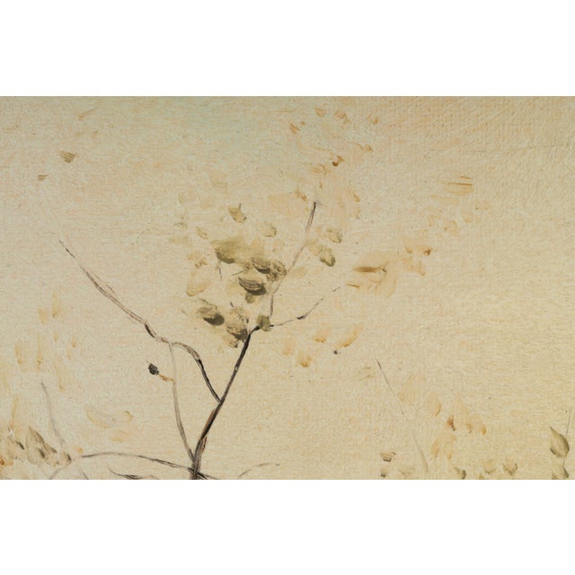 D. Klein, Solitary Tree by the Lakeside in Autumn Field, Oil Painting For Sale - Image 8 of 16