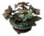 Asian Cloisonné Enamel Cup with Bouquet of Hardstone Flowers For Sale