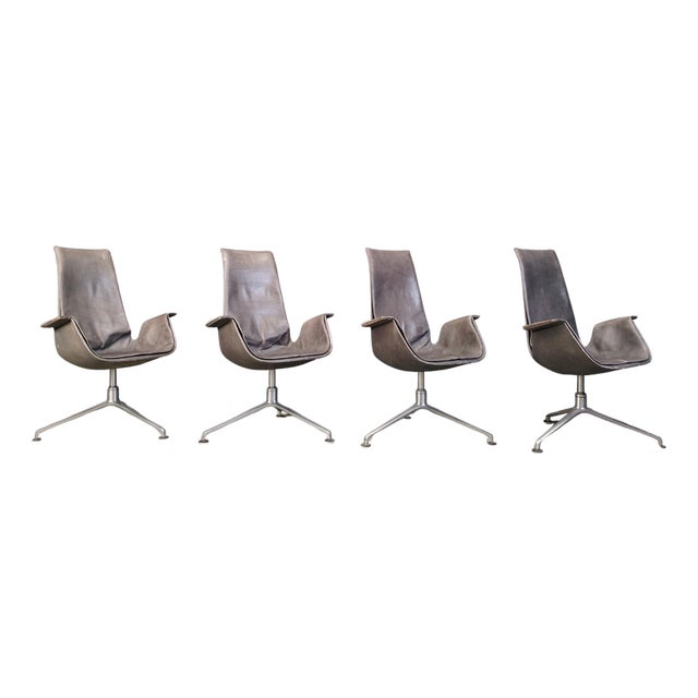 FK 6725 Chairs by Preben Fabricius & Jørgen Kastholm for Walter Knoll, 1960s, Set of 4 For Sale