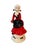 Vintage Large Capodimonte-Style Young Maiden Figurine 19.5" Red Black Porcelain For Sale - Image 4 of 9