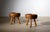 Wood Mid-Century Stools attributed to Tony Paul, USA, 1950s, Set of 2 For Sale - Image 7 of 12